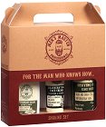 Подаръчен комплект Men's Master Professional - Пяна за бръснене, афтършейв балсам и крем за лице - продукт