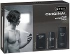 Подаръчен комплект за мъже STR8 Original - Дезодорант, душ гел и парфюм от серията Original - продукт