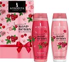 Подаръчен комплект Afrodita Cosmetics Sweet Raspberry - Душ гел и лосион за тяло с аромат на малина - продукт