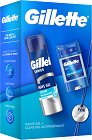 Подаръчен комплект Gillette Cooling Sensitive - Гел за бръснене и гел дезодорант против изпотяване - продукт