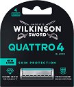 Wilkinson Sword Quattro 4 - 4 ���� �������� ������� �� ������������� - �������