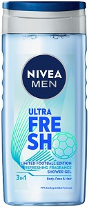 Nivea Men Ultra Fresh Shower Gel -      ,    -  