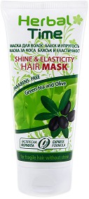 Herbal Time Shine & Elasticity Hair Mask -             - 