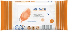 Lactacyd Intimate Cleansing Wipes - 15      -  