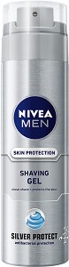 Nivea Men Silver Protect Shaving Gel -      Silver Protect - 