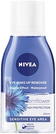 Nivea Double Effect Eye Make-Up Remover -       - 