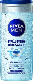 Nivea Men Pure Impact Shower Gel -        -  