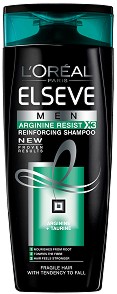 Elseve Arginine Resist X3 Men - Шампоан за укрепване на косата за мъже - шампоан