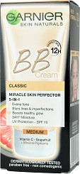 Garnier Skin Naturals BB Cream Classic - SPF 15 - BB        "Skin Naturals" - 