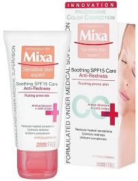 Mixa Anti-Redness Soothing Care CC Cream - SPF 15 -  CC      "Anti-Redness" - 