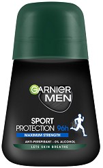 Garnier Men Sport 96h Anti-Perspirant Roll-On -      Garnier Deo Mineral - 