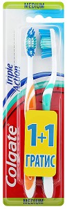 Colgate Triple Action Medium -    1 + 1  - 