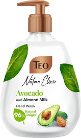 Teo Nature Elixir Avocado and Almond Milk Hand Wash -       - 