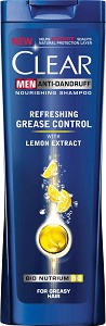 Clear Men Anti-Dandruff Refreshing Grease Control Shampoo -          - 