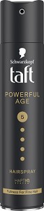 Taft Powerful Age Hairspray -         Power - 