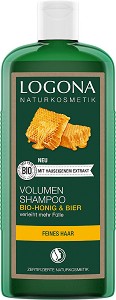 Logona Beer & Bio Honey Volume Shampoo -         - 