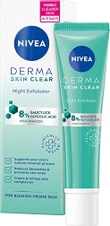 Nivea Derma Skin Clear Night Exfoliator -        - 