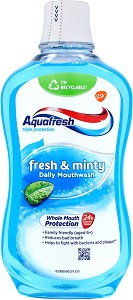 Aquafresh Fresh & Minty Triple Protection Mouthwash -       - 