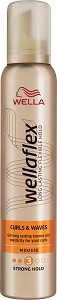 Wellaflex Curls and Waves Strong Hold Mousse -        - 