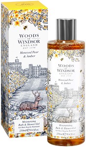 Woods of Windsor Honeyed Pear & Amber Moisturising Bath & Shower Gel -         "Honeyed Pear and Amber" - 