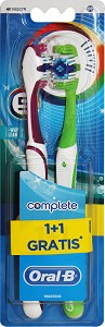 Oral-B Complete 5 Way Clean Medium -    - 1 + 1  - 