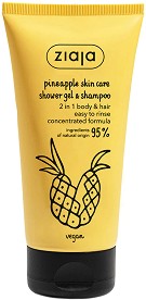 Ziaja Pineapple Shower Gel & Shampoo 2 in 1 -     2  1   Pineapple -  