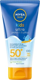 Nivea Sun Kids Ultra Protect & Play Sun Cream SPF 50+ -      Nivea Sun - 