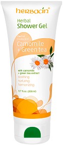 Herbacin Camomile + Green Tea Herbal Shower Gel -           Herbal Collection -  