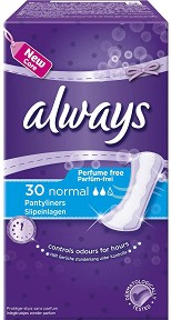 Always Pantyliners Normal - 30  60    -  