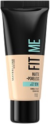 Maybelline Fit Me Matte + Poreless Foundation -          -   