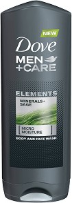 Dove Men+Care Elements Minerals + Sage Body & Face Wash -            "Men+Care Elements" -  