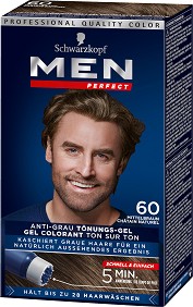 Schwarzkopf Men Perfect Anti-Grey Color Gel -         - 