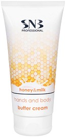 SNB Honey & Milk Hands and Body Butter Cream -        Honey & Milk - 