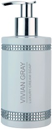 Vivian Gray White Crystals Luxury Cream Soap -      Crystals - 