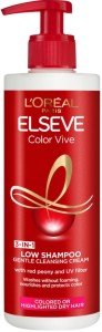 Elseve Color Vive Low Shampoo 3 in 1 Cleansing Cream -       - 