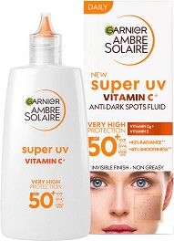 Garnier Ambre Solaire Super UV Fluid SPF 50+ -          Ambre Solaire - 