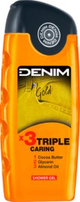 Denim Gold Shower Gel -       Gold -  