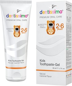 Dentissimo Kids Toothpaste -      , 2-6  -   