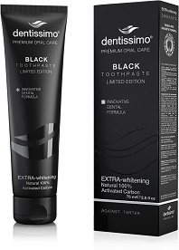 Dentissimo Extra Withening Black Toothpaste -        -   