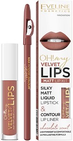 Eveline Oh My Velvet Lips Matt Lip Kit -         - 