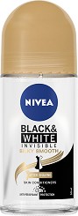 Nivea Black & White Silky Smooth Anti-Perspirant Roll-On -       Black & White - 