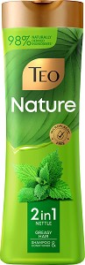 Teo Nature Nettle 2 in 1 Shampoo & Conditioner -    2  1        Nature - 