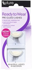 Eylure Pre-Glued Corner Lashes -   Ready to Wear Pre-Glued - 