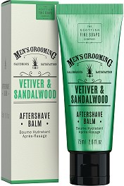 Scottish Fine Soaps Men's Grooming Vetiver & Sandalwood Aftershave Balm -       Men's Grooming - 