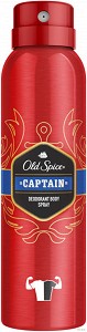 Old Spice Captain Deodorant Body Spray -         Captain - 