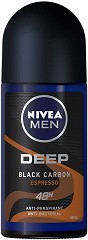 Nivea Men Deep Espresso Anti-Perspirant Roll-On -         "Deep" - 