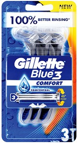 Gillette Blue 3 Comfort -    Blue 3, 3  6  - 