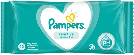 Pampers Sensitive Baby Wipes - 12 ÷ 80       -  