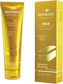 Dentissimo Advanced Whitening Gold Toothpaste-Gel -  -     -   