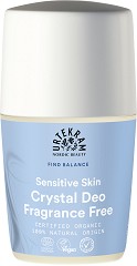 Urtekram Fragrance Free Roll-On Deo Crystal -        Fragrance Free - 